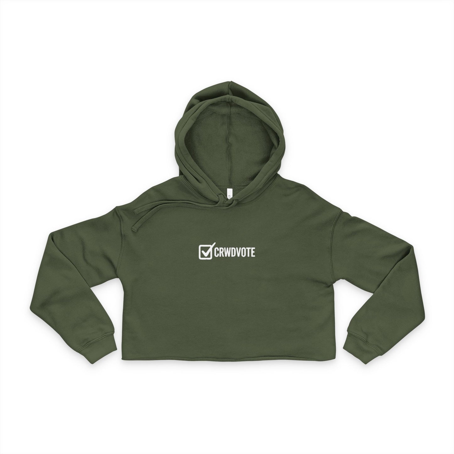 I Show Up Hoodie – Cropped Fleece (HER Edition)