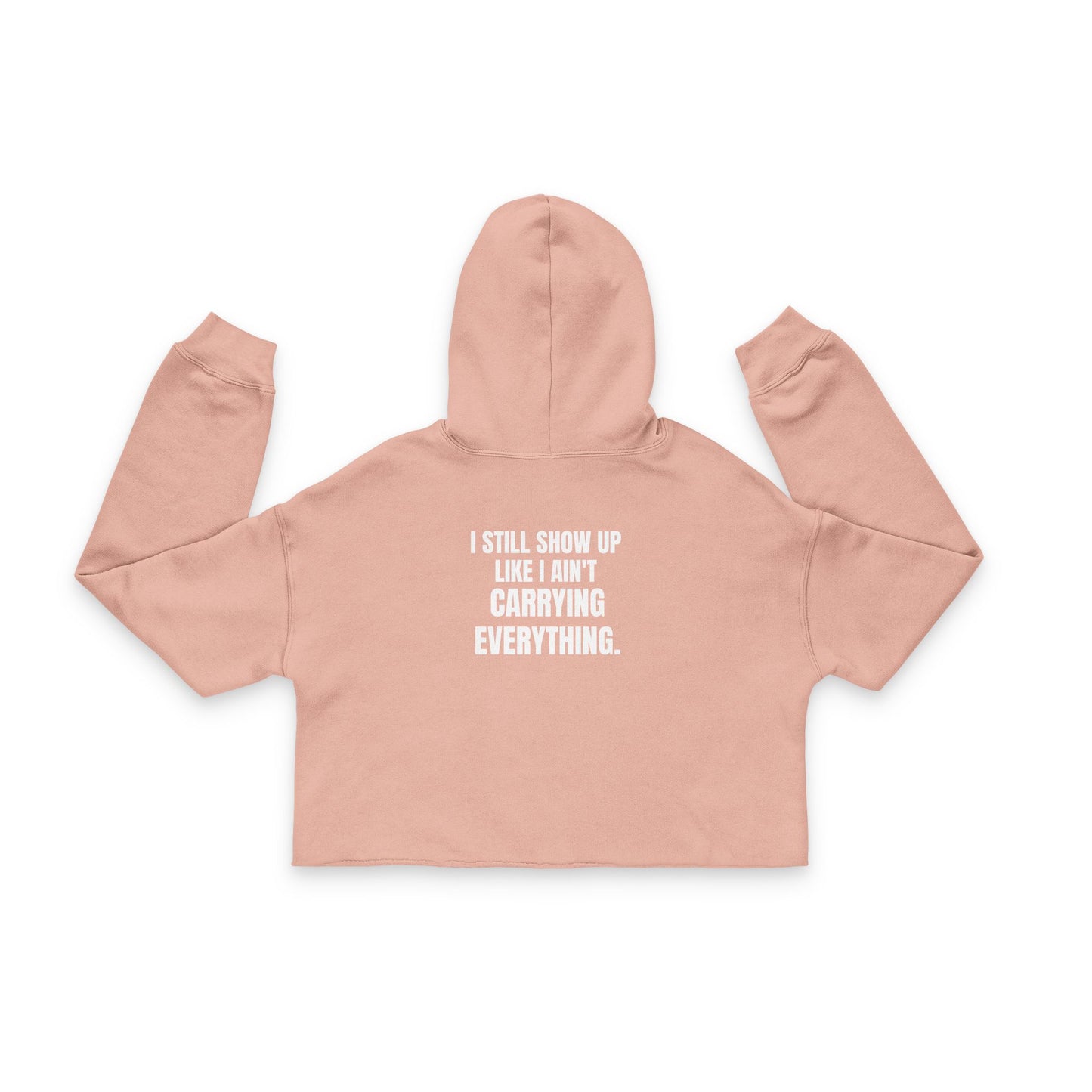 I Show Up Hoodie – Cropped Fleece (HER Edition)