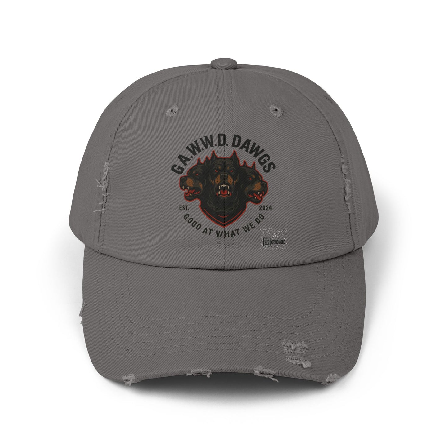 G.A.W.W.D. DAWGS Distressed Cap
