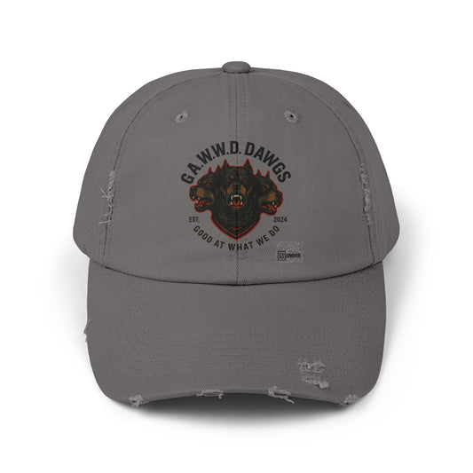 G.A.W.W.D. DAWGS Distressed Cap