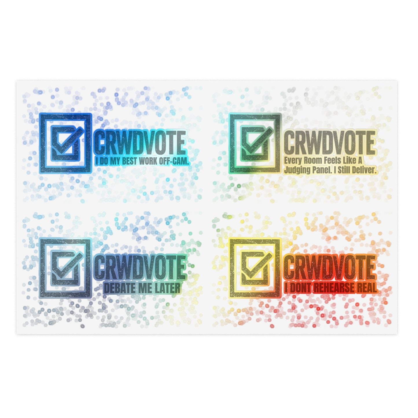 CRWDVOTE Stickers