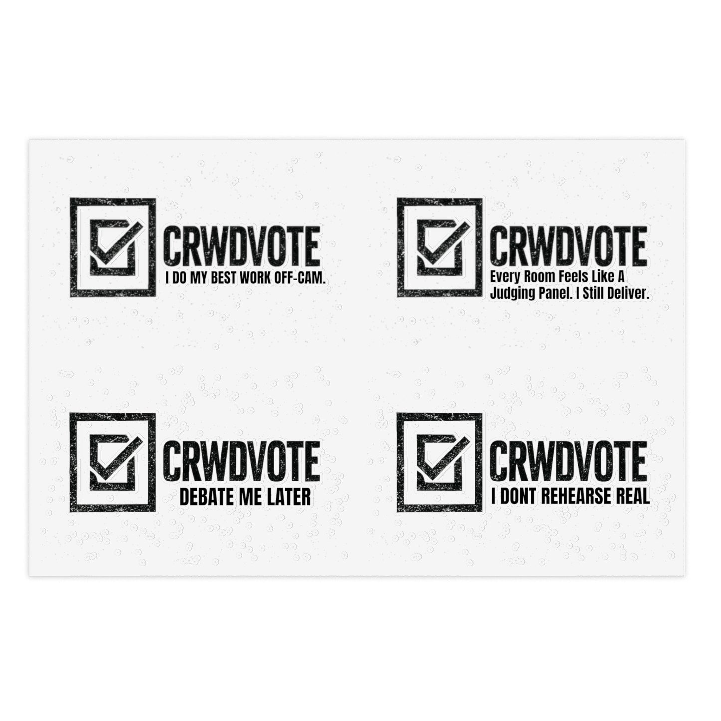 CRWDVOTE Stickers