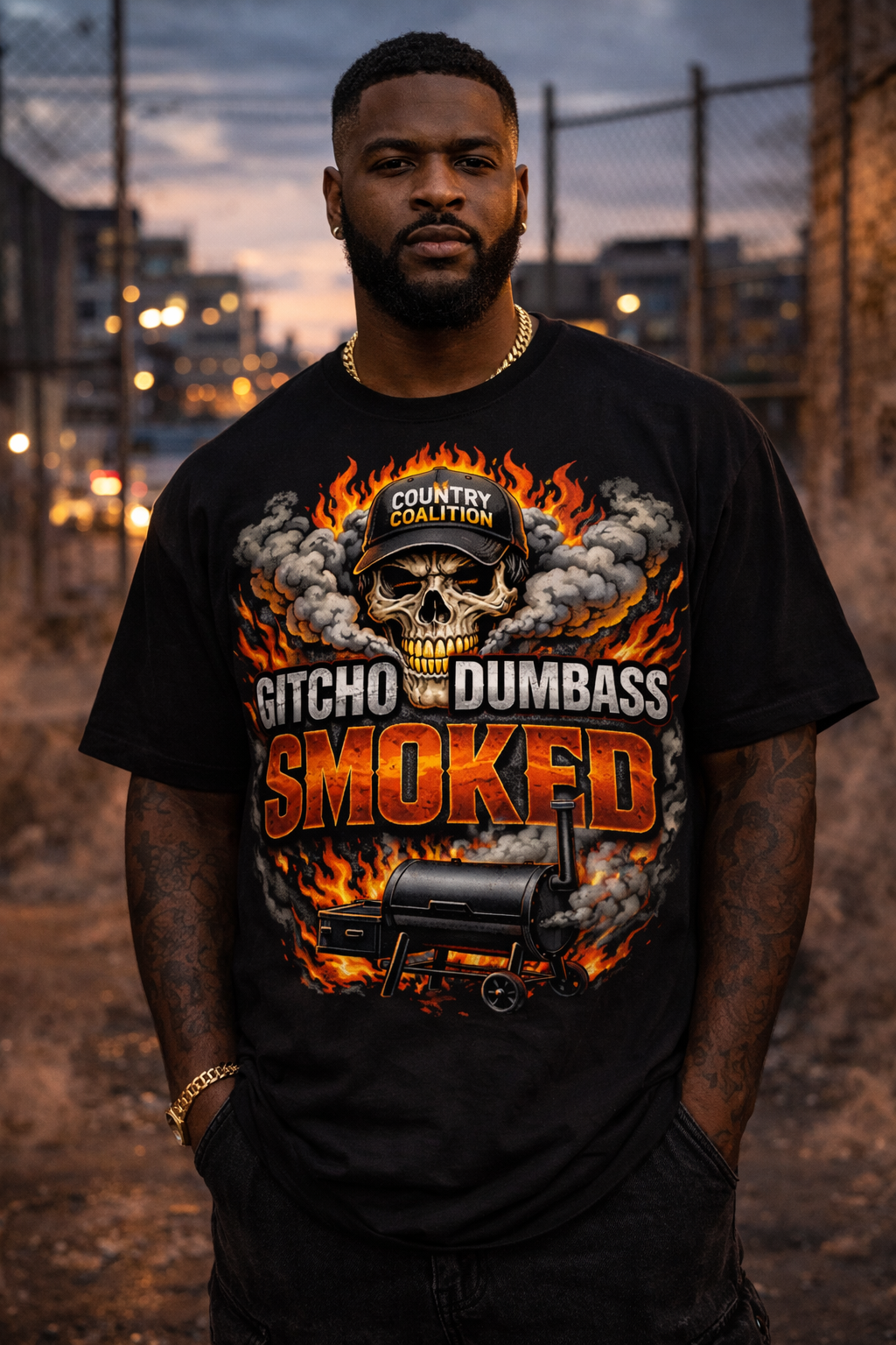 GITCHO DUMBASS SMOKED Tee