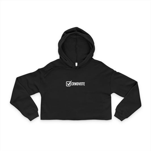 I Show Up Hoodie – Cropped Fleece (HER Edition)