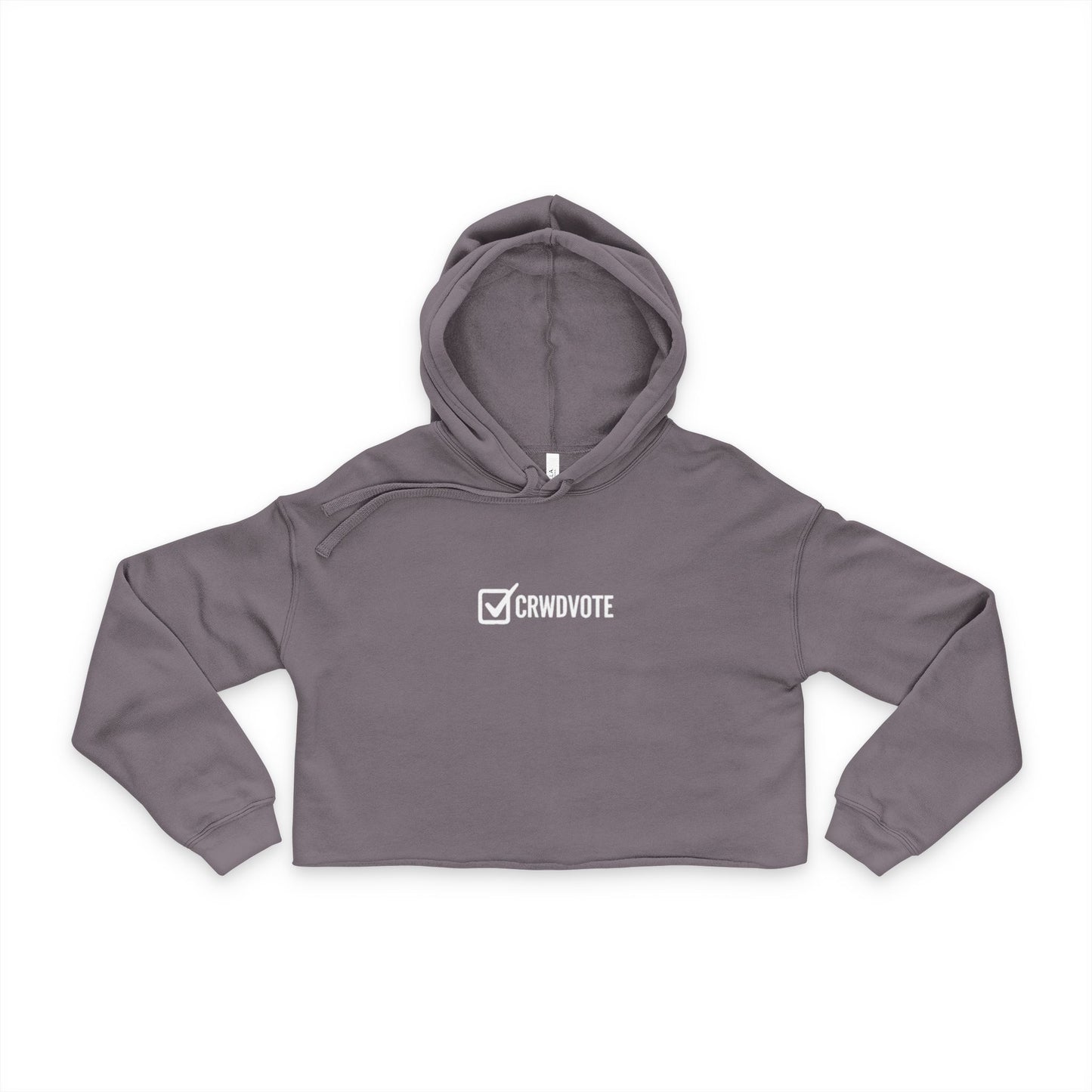 I Show Up Hoodie – Cropped Fleece (HER Edition)